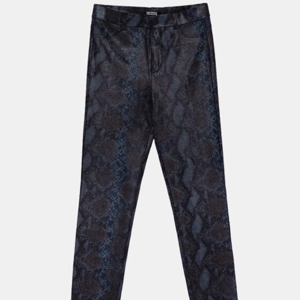 ZARA SHINY SNAKESKIN PRINT SMALL - Picture 2 of 6